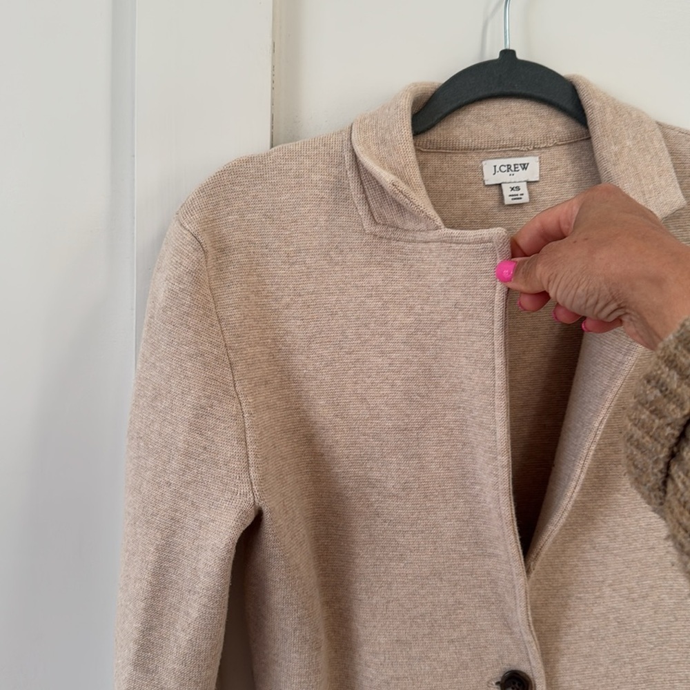 J Crew Two-button sweater blazer Size XS - Picture 3 of 6